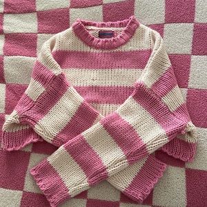 Ozzy Cropped Knitted Sweater